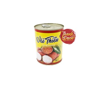 Vải thiều ngâm ngọc hà lon 565g