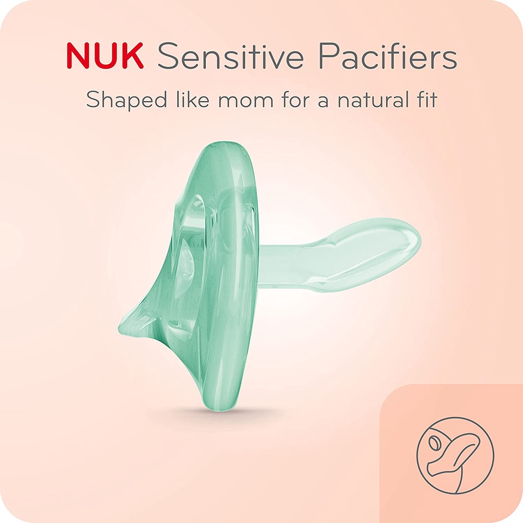 Ti Giả Nuk Silicone Cho Bé Từ 0-6m/6-18m - 1 cái