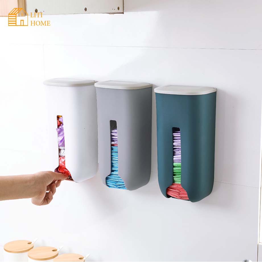 Hộp đựng túi nilong, túi đựng rác dán tường nhỏ gọn tiện lợi - Đồ gia dụng