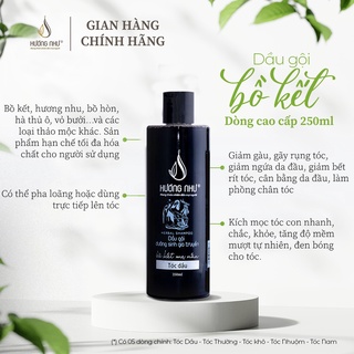 Dầu gội bồ kết thảo mộc dưỡng tóc Hương Như cao cấp [ĐC CHỌN LOẠI TÓC] 250ml - [GIẢM NHỜN, GIẢM RỤNG, GIẢM GÀU, MỌC TÓC]