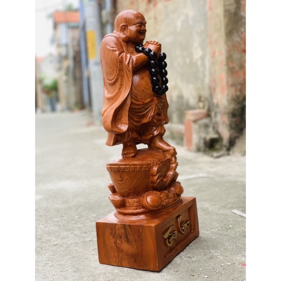 [XẢ KHO] Tượng Di lặc chúc phúc cao 60x25x15
