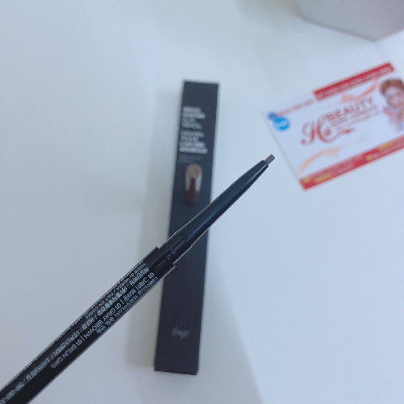 Chì kẻ mày dạng đầu nhỏ trang điểm chân mày lông mày The Face Shop fmgt Brow Master Slim Pencil 0.05g