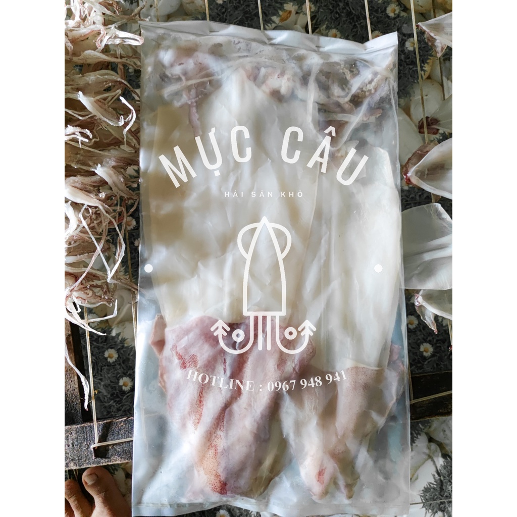 🦑ĐỒ ĂN VẶT🦑 1 con MỰC ỐNG Mực khô sấy khô size to - Đảm bảo ngọt, dày cơm | BigBuy360 - bigbuy360.vn