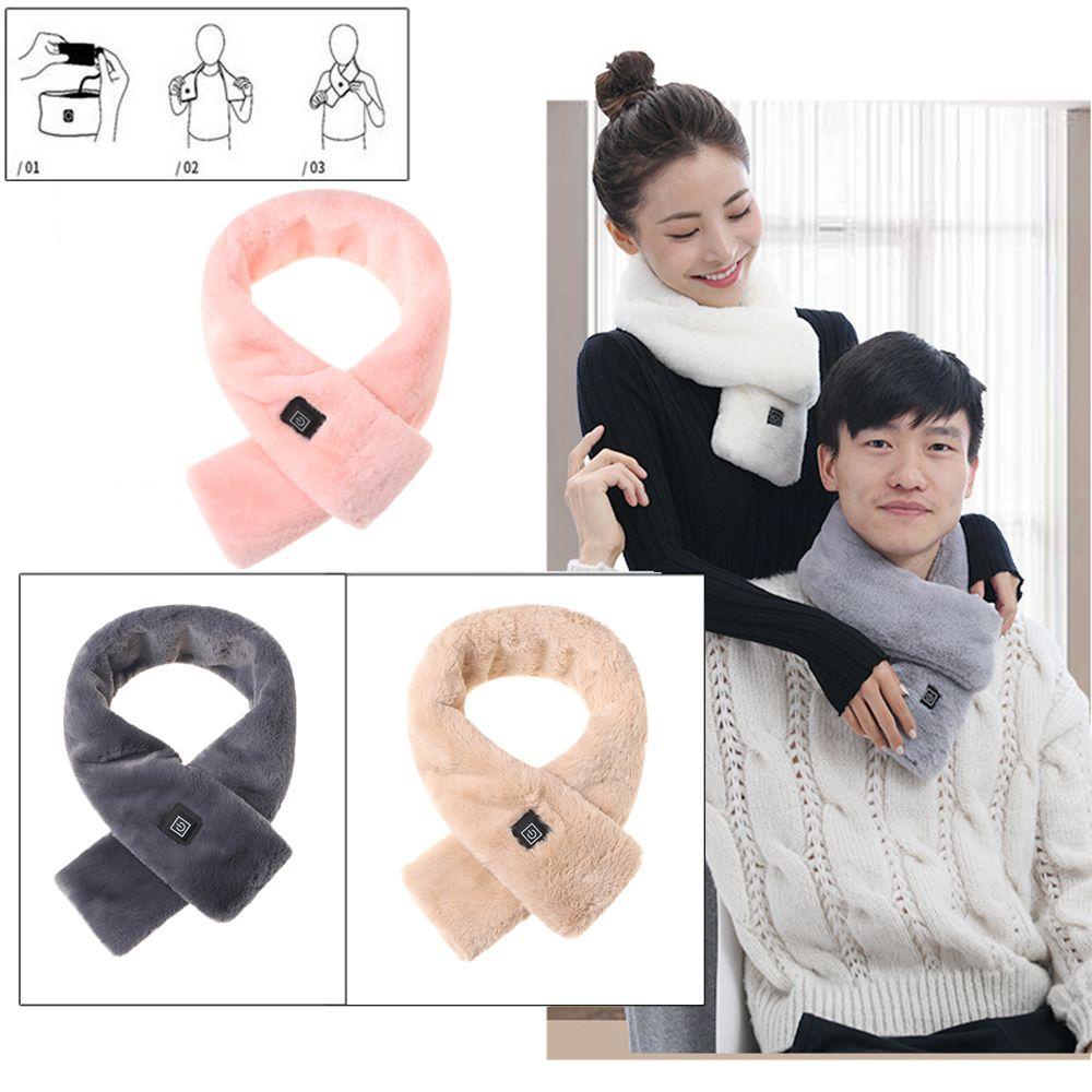 MIH Khăn Choàng Sưởi Ấm Bằng Điện Có Thể Sạc Lại Dành Cho Nam Nữ