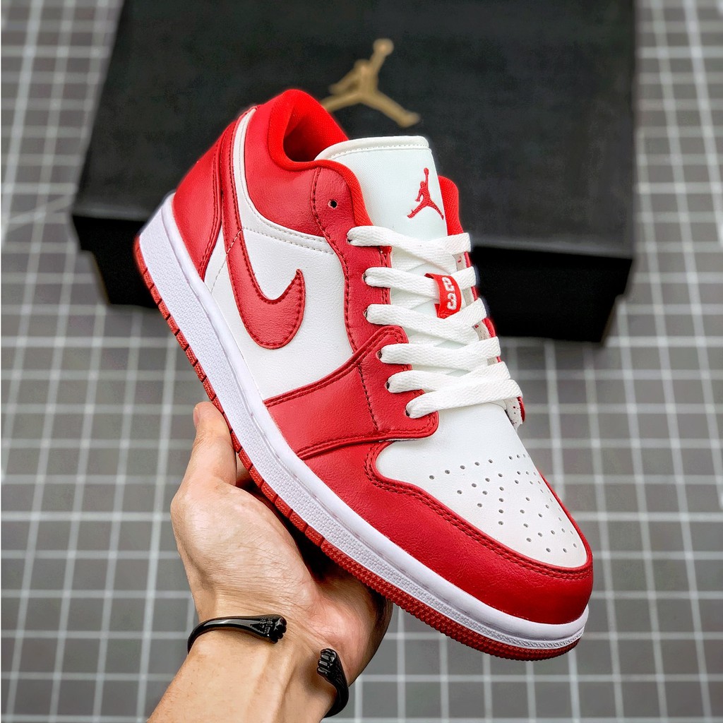 Giày Thể Thao Nam Nữ JORDANN LOW GYM RED WHITE