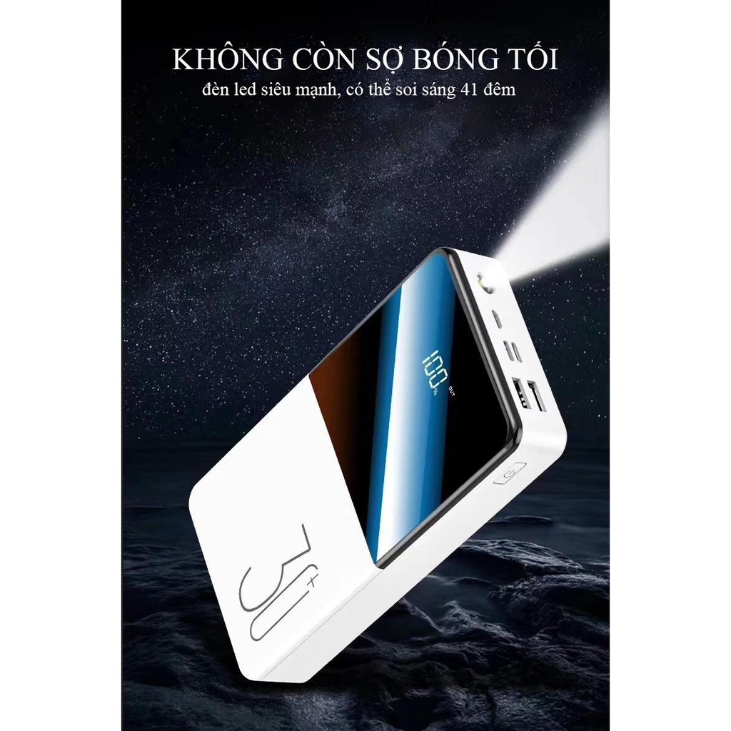 Pin sạc dự phòng Cat thai chất lượng cao dung lượng lớn 223s 35000mAh sạc pin nhanh,kèm màn hình hiển thị