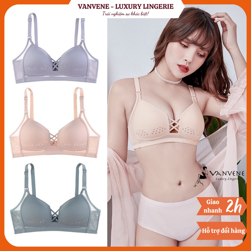 Áo Ngực Su Non Thông Hơi 3D Đệm Mỏng Vanvene Chống Hằn Mỡ Lưng Chống Hở Cup Với Nhiều Kiểu Ngực Có Bigsize 40 Mới A807