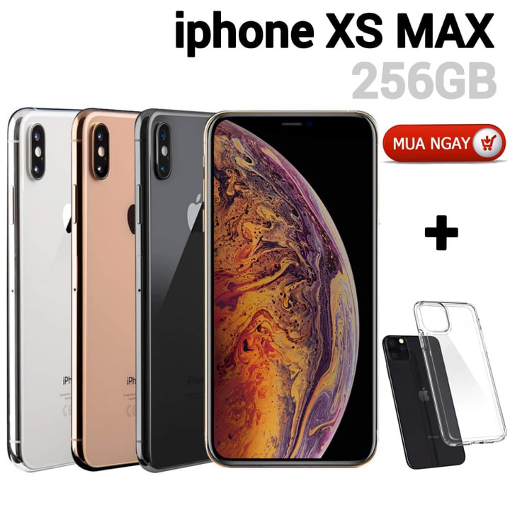 Điện thoại Apple iPhone XS MAX 256GB+ ốp lưng bảo vệ - Hàng mới 100% chưa kích hoạt | WebRaoVat - webraovat.net.vn