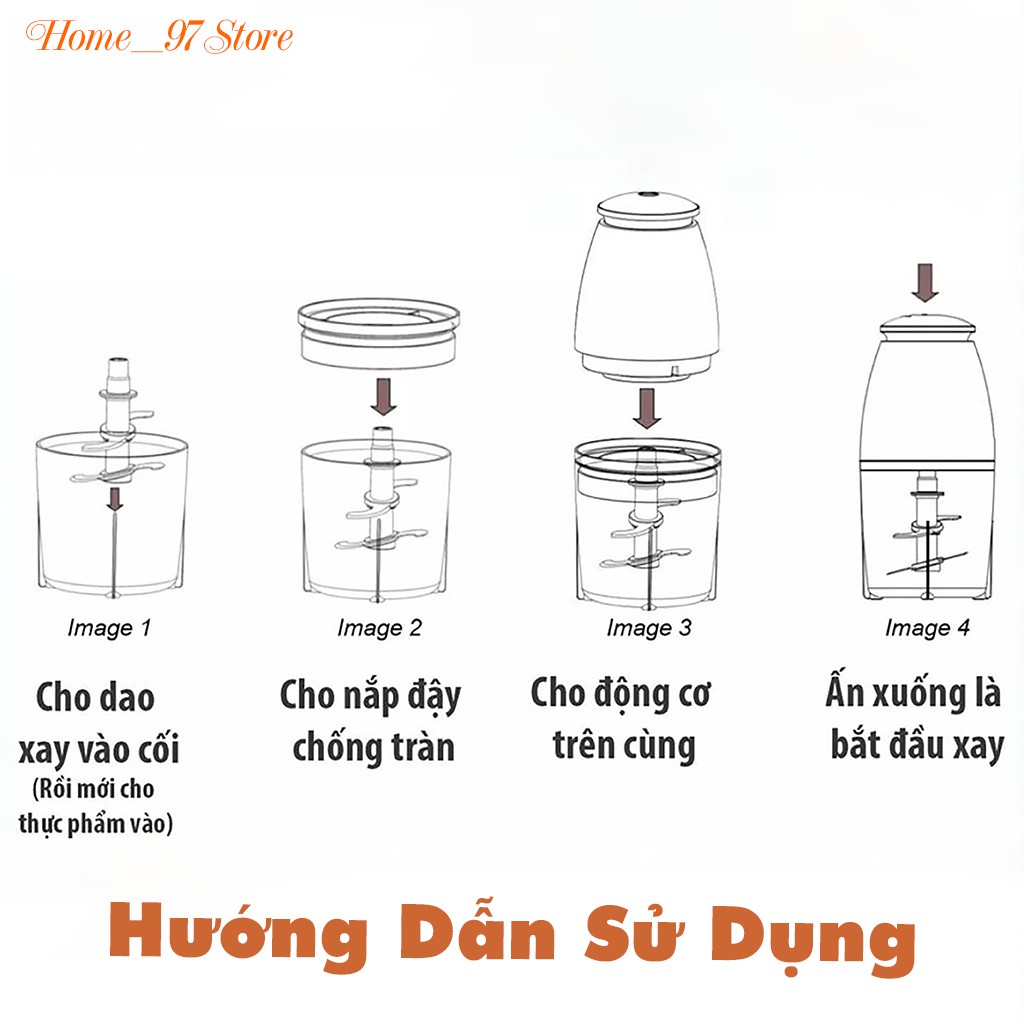 Máy Xay Đa Năng Osaka Nhật Bản Xay Sinh Tố, Xay Thịt, Xay Đá, Xay Thực Phẩm Dung Tích 700ml.