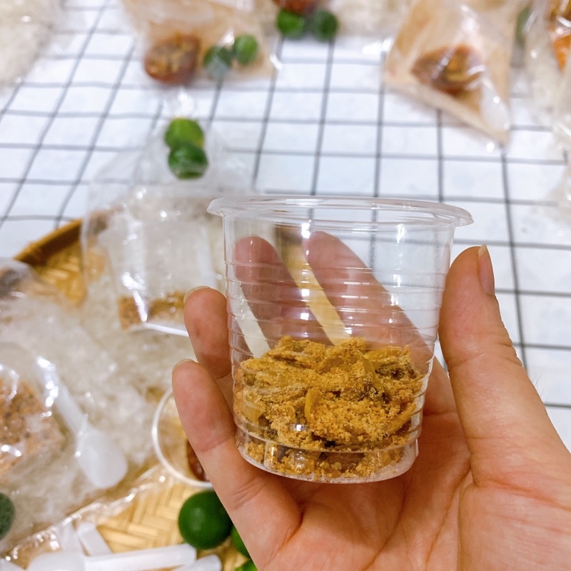 Bánh Tráng Sợi Phơi Sương Dẻo Chấm Muối Hành Phi Cay Cay Không Dầu Mỡ Tíc Tắc