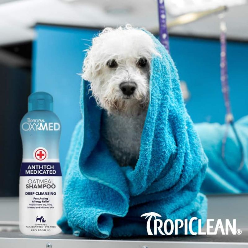 [ Tropicalean ] Sữa tắm dành cho cún viêm da Oxymed