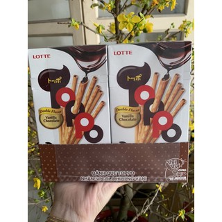 bánh que lotte toppo socola