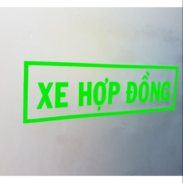 xe hợp đồng tem xe tem xe hợp đồng