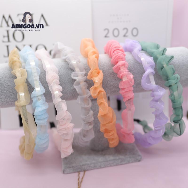 Băng Đô Xếp Ly Ren 【amigoa.vn】