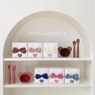 Set bát gấu kèm thìa silicon 🐻🐻🐻🐻