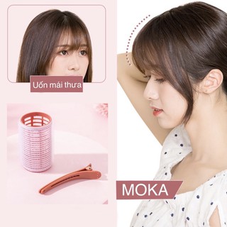 Set 3 lô cuốn tóc tự dính kèm kẹp vịt