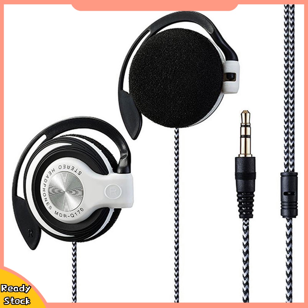 Tai nghe đeo vành tai jack 3.5mm bass trầm thiết kế thể thao năng động