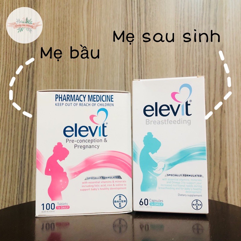 Vitamin tổng hợp cho mẹ bầu và sau sinh Elevit Úc