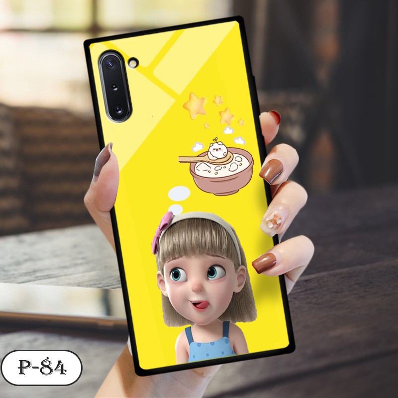 Ốp lưng kính 3D Samsung Galaxy Note 10- hình cute