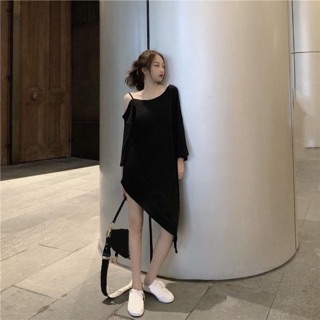 ĐẦM XUÔNG BASIC VẠT CHÉO
