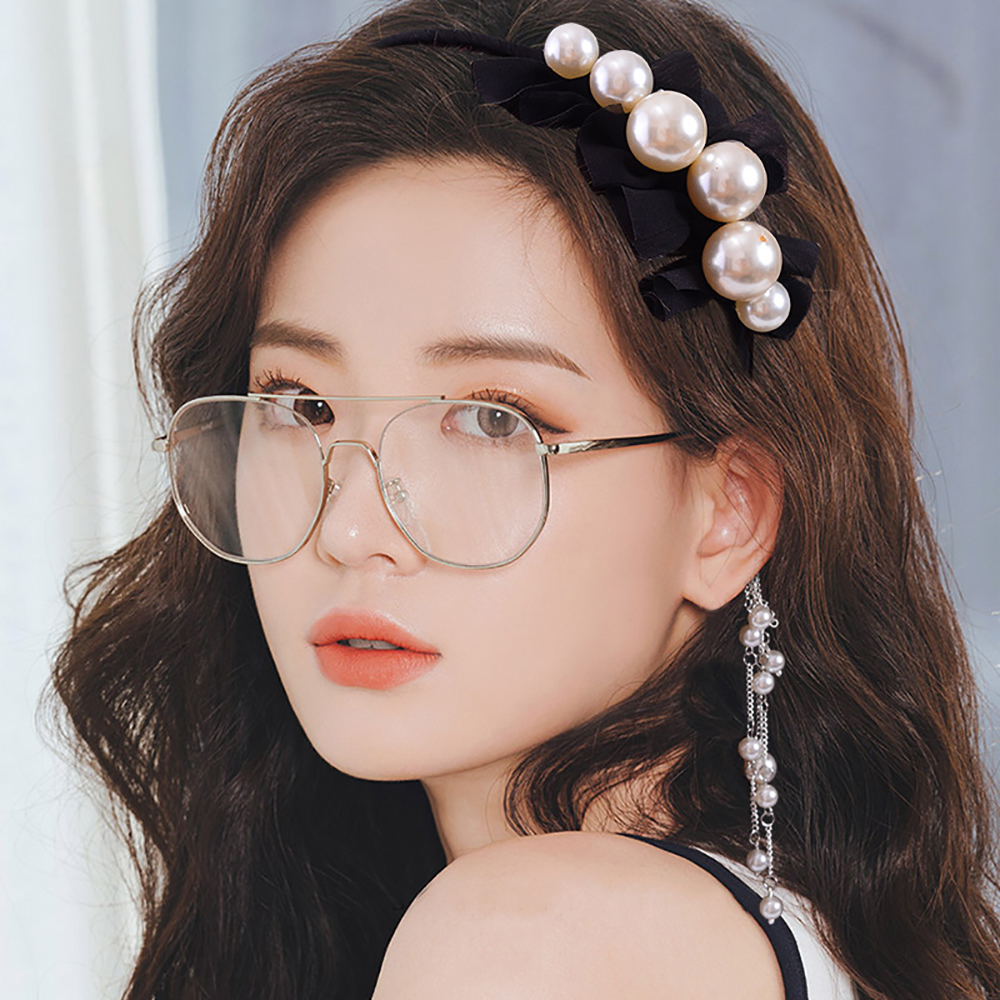 Cài tóc đính ngọc trai giả phong cách sang trọng cho nữ