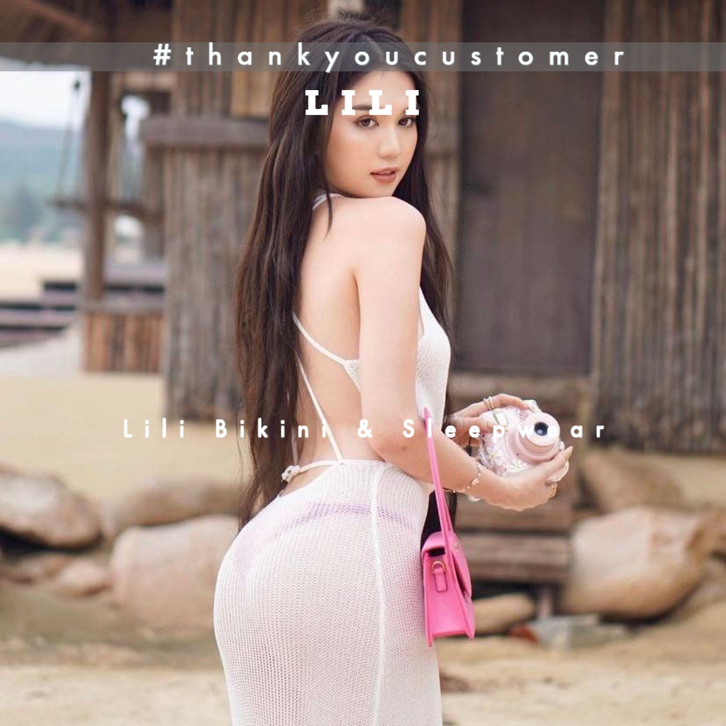 (Không kèm bikini) Váy đầm maxi trắng, áo khoác ngoài bikini siêu hot, gợi cảm cho nữ đi biển