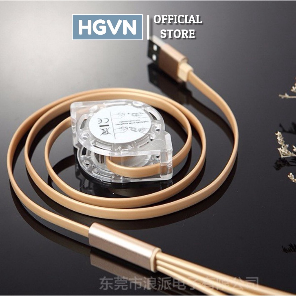 Dây Sạc Rút 3 Đầu ,Type C Và Micro USB 3IN1 #318