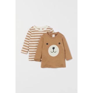 Sét Áo gấu cotton săn sale Hm UK