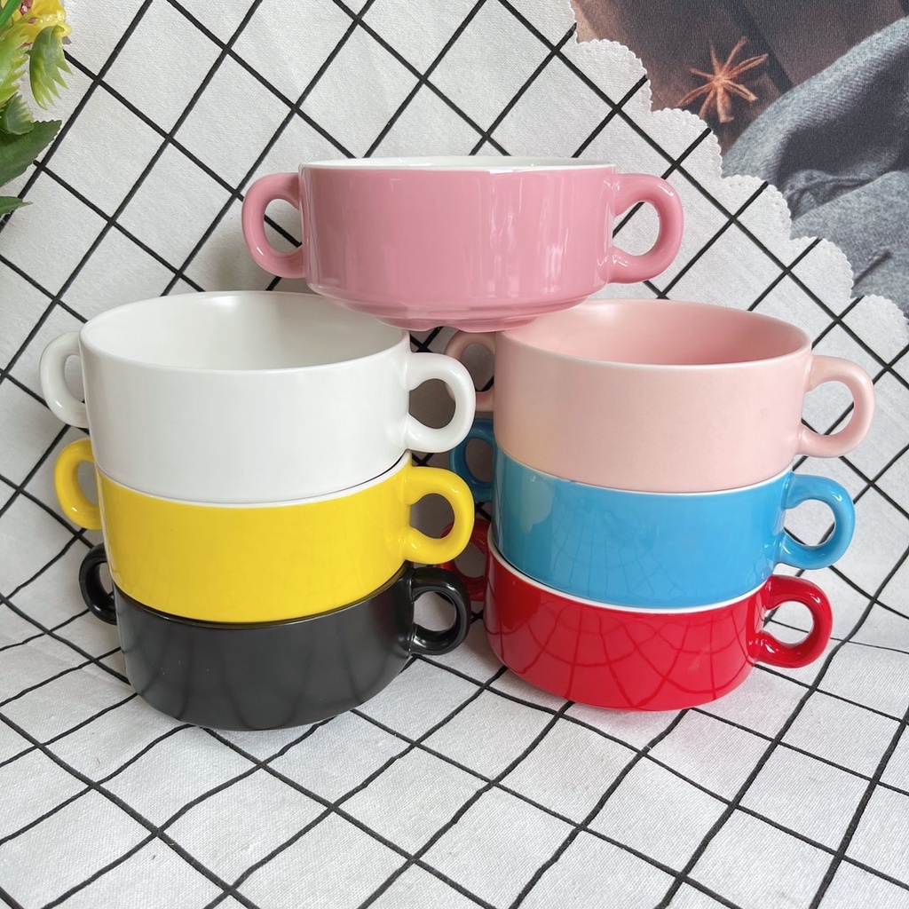 Bát Ăn Cơm Đĩa Sứ Bộ Chén Dĩa Sứ Dễ Thương Cute Bát Đĩa Decor Cao Cấp S48