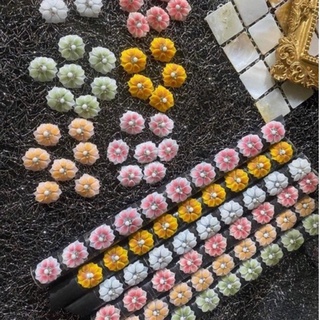 hoa bột -hoa nails ( hoa full chân)