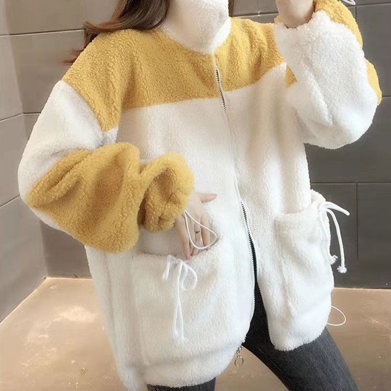 Áo Khoác cardigan Dài Tay Khóa Kéo Thời Trang Nữ