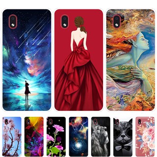 Ốp điện thoại bằng TPU silicon mềm in hình sáng tạo cho Samsung Galaxy A01 Core