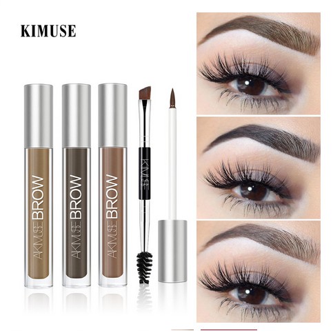 Gel kẻ lông mày Kimuse-Ks601 lâu trôi chống thấm nước 5 màu tùy chọn