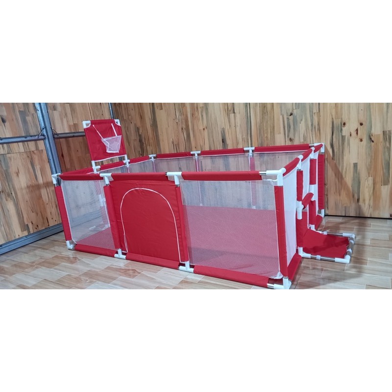 QUÂY CŨI, NHÀ BÓNG CHO BÉ TẶNG KÈM THẢM, 100 BÓNG, 2 TAY NẮM MẪU CÓ KHUNG THÀNH BÓNG ĐÁ