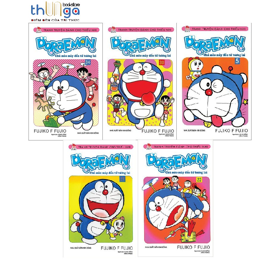 Sách - Combo Doraemon ngắn - 5 quyển