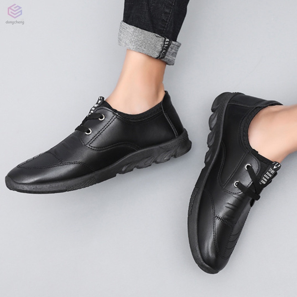 Giày Công Sở Đế Phẳng Bằng PVC Thoải Mái An Toàn Cho Nam Cỡ 39-44