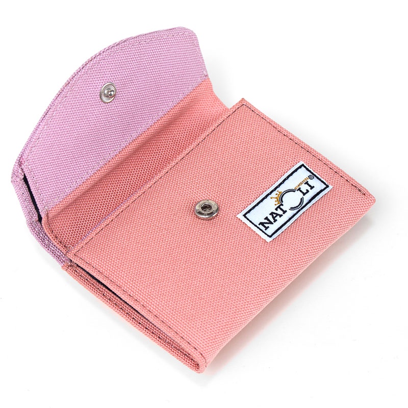 Ví nữ mini thương hiệu NATOLI chất vải canvas nhiều ngăn kháng nước nhỏ gọn cute - BST The Button Wallet V5