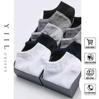 Tất vớ nam chống thối ngắn cổ hộp 10 đôi  Vớ tất nam ngắn cổ cotton mềm mại, thấm hút mồ hôi, không bai nhão