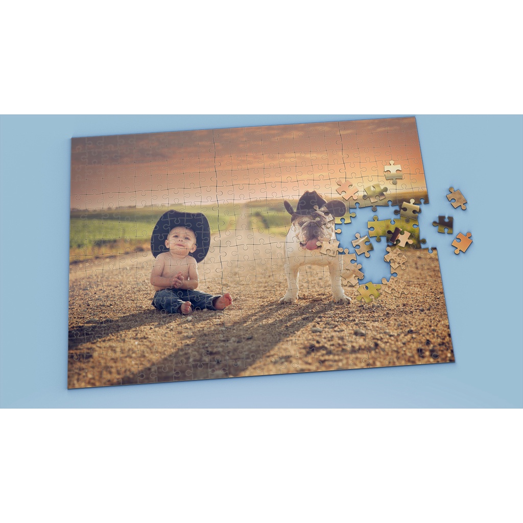 Tranh ghép hình BABY - Mẫu 4 - Nhận in theo yêu cầu