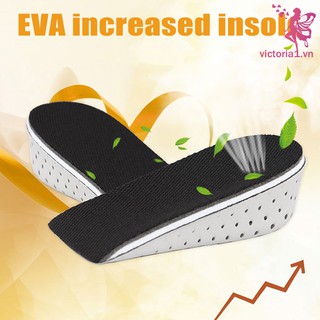 1 Pair Insole Heel Lift Insert Shoe Pad Height Increase Slow Rising Cushion Taller