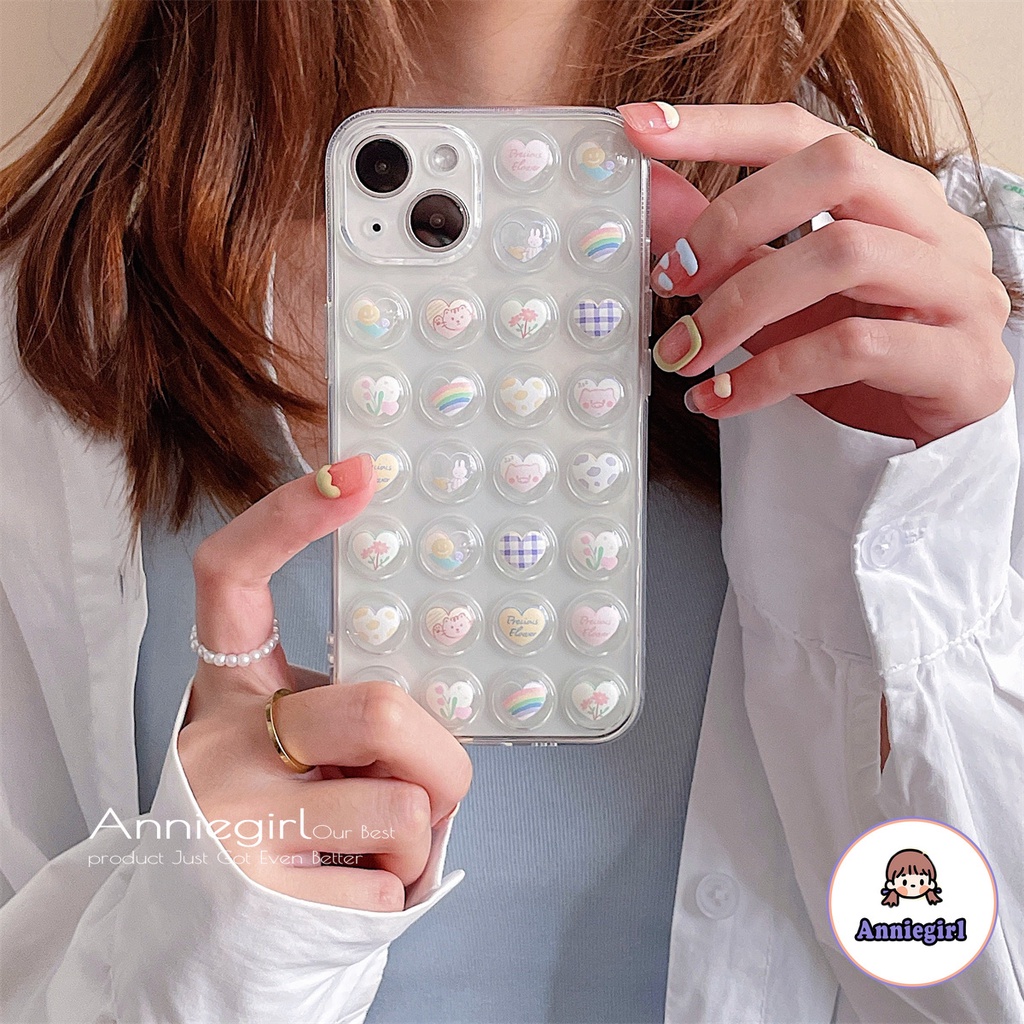 Ốp Điện Thoại TPU Mềm Hình Hoa / Cầu Vồng 3D Cho IPhone 14 13 12 11 Pro Max X XR 8 7 Plus