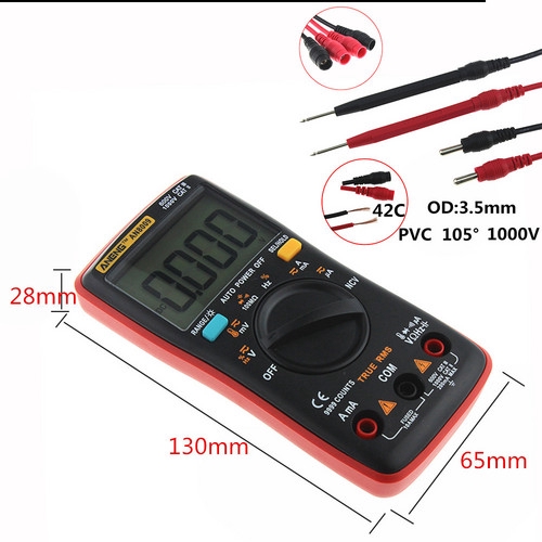 GAQQEE Đồng Hồ Vạn Năng Kỹ Thuật Số AN8009 AC DC