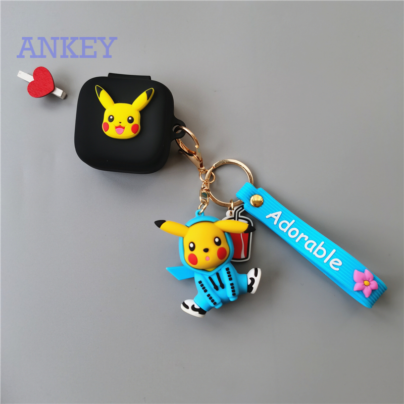 Samsung Galaxy Buds Live / Buds Pro / Buds 2 Case Soft Case Silicone Case New Noise reduction Cute Pikachu Case Buds Live Wireless Headset Sports Earbuds Waterproof Case Shockproof anti-fall Dust Protective Headphone Cover Protective