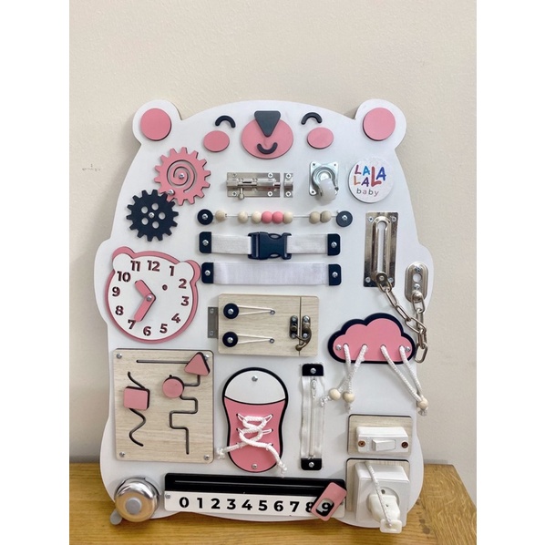 BUSY BOARD - BẢNG BẬN RỘN - ĐỒ CHƠI PHÁT TRIỂN TRÍ TUỆ TOÀN DIỆN CHO BÉ