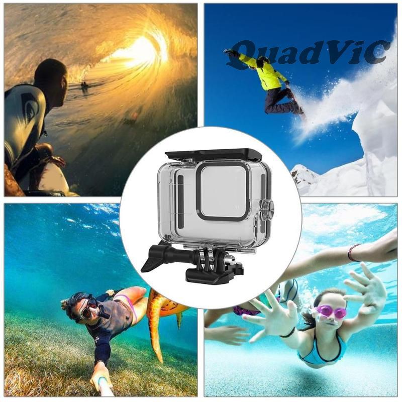 Case vỏ chống nước 60M gopro hero 8 black 2019 camera thể thao phụ kiện N199 | BigBuy360 - bigbuy360.vn