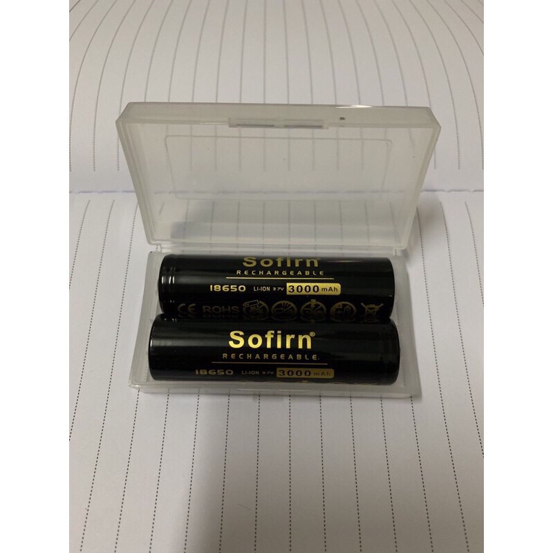 COMBO 2 viên pin sofirn 18650 3,7v 3000mah