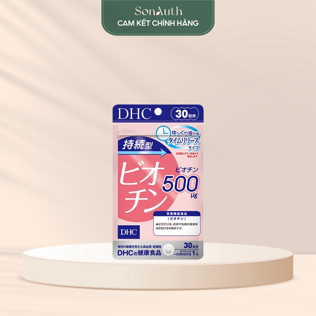 Viên uống ngăn rụng tóc DHC Sustained Release Biotin 30 ngày (Nhập khẩu chính hãng)