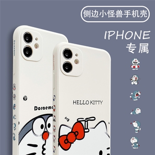 Doraemon Ốp lưng iPhone 12 Pro Max Soft TPU Case Hello Kitty Apple iPhone12 mini 11 XS XR X 7/8 Plus SE Shockproof Phone Cover