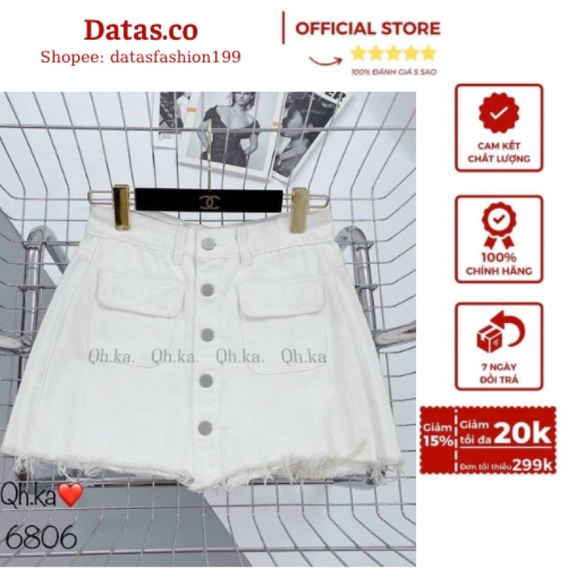QUẦN VÁY BÒ CÚC BỌC MÃ 6806