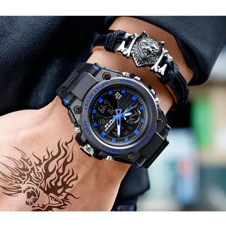 [HÀNG CAO CẤP] Đồng hồ Nam SANDA CHRISTIAN JAPAN Chuẩn Quân Đội - 2 Máy Chạy Song Song - Chống Nước Tốt | BigBuy360 - bigbuy360.vn